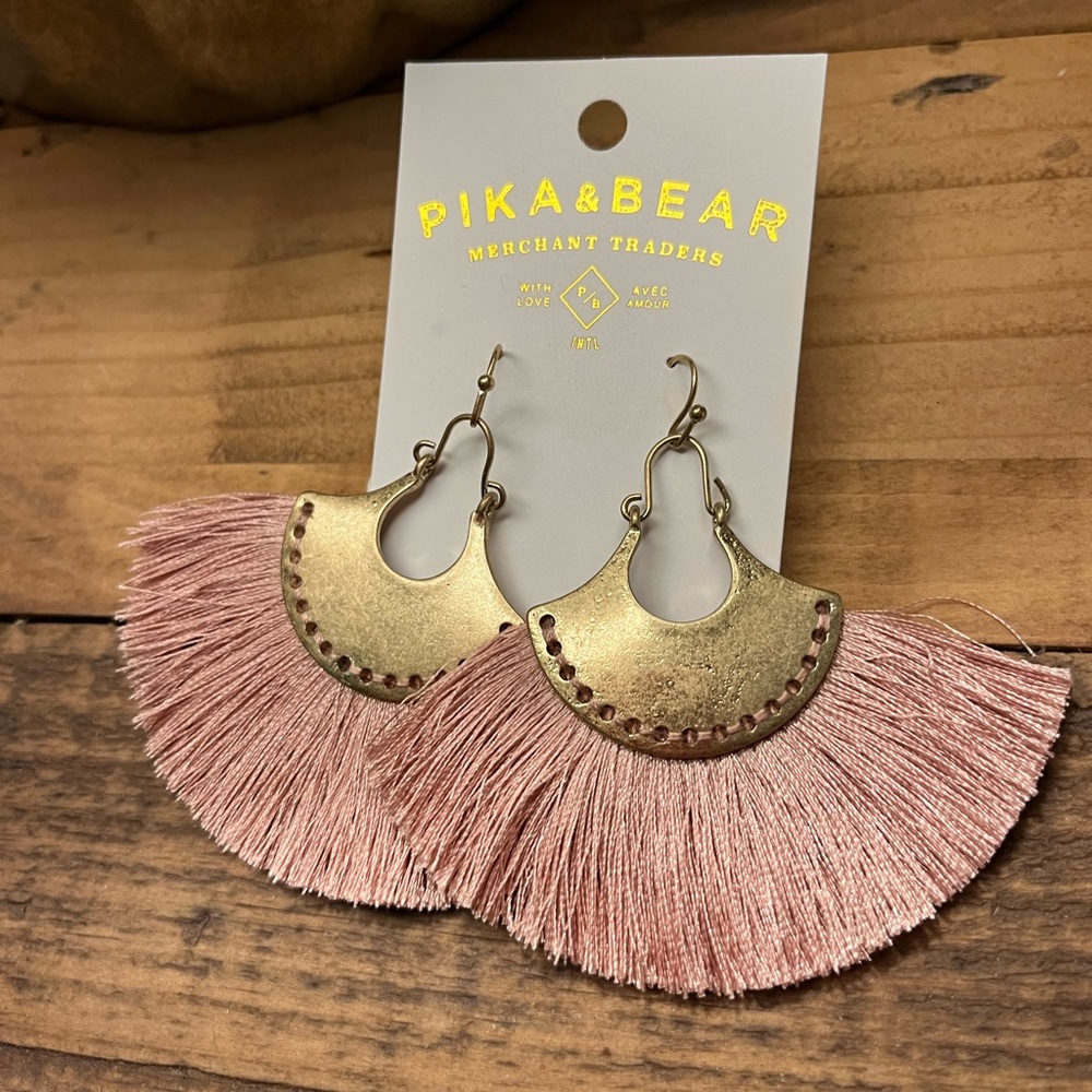Pika and Bear earrings.